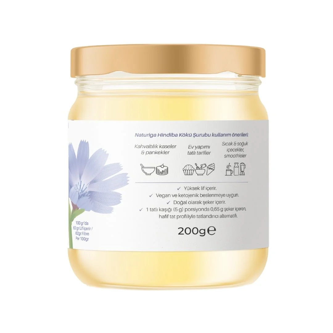 %100 Hindiba Kökü Şurubu 200gr. - Image 4