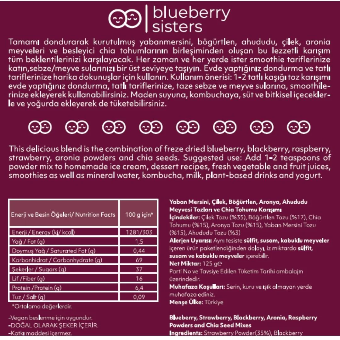 Blueberry  Megamix 125 gr. - Image 3