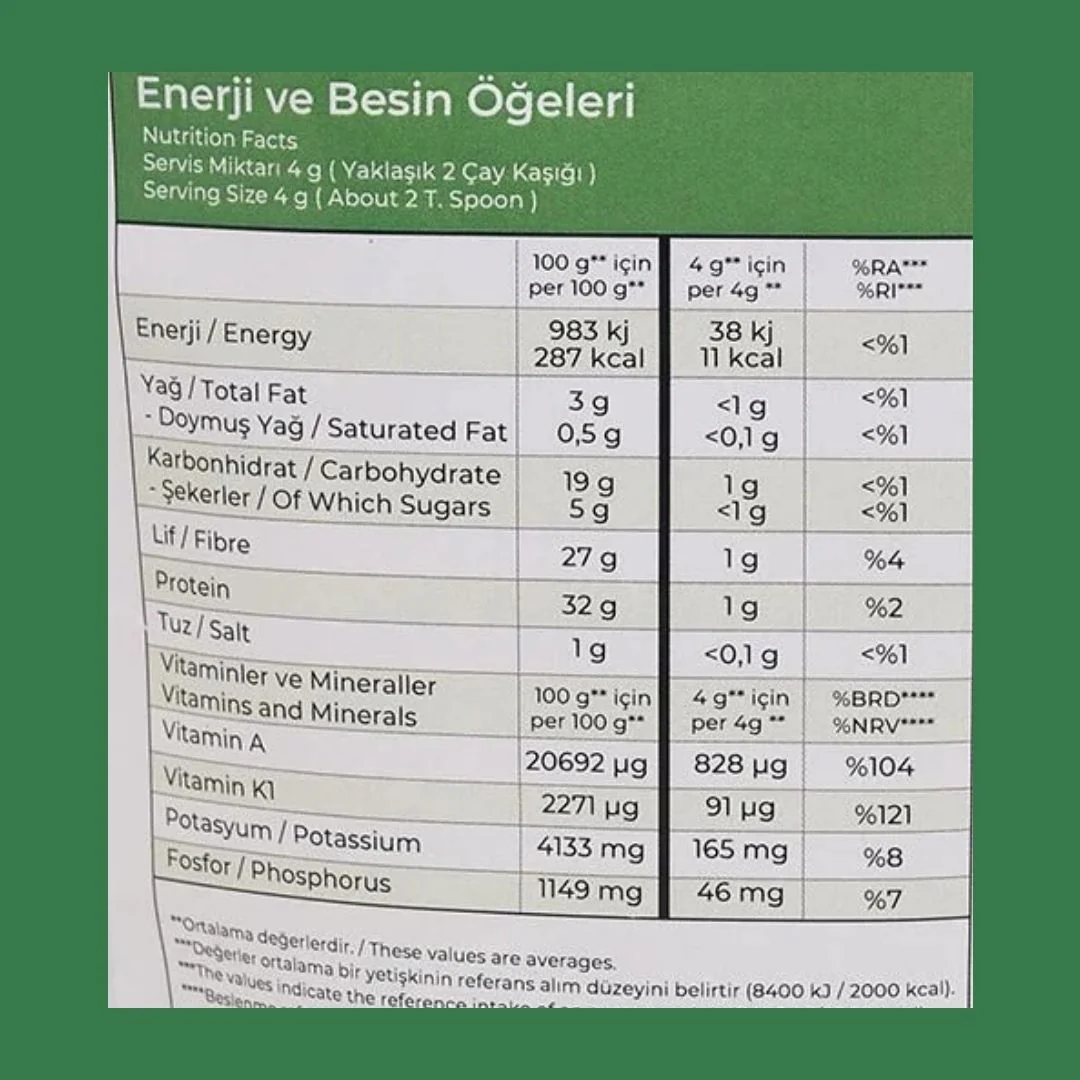 Çimciden Organik Arpa Çimi Tozu 180 gr. - Image 3