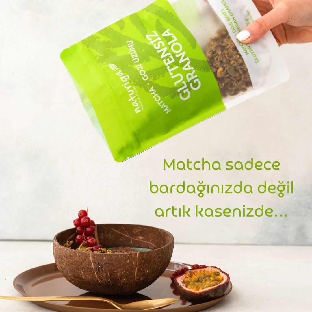 Glutensiz Matcha & Cranberry  Granola(250 gr) - Image 5