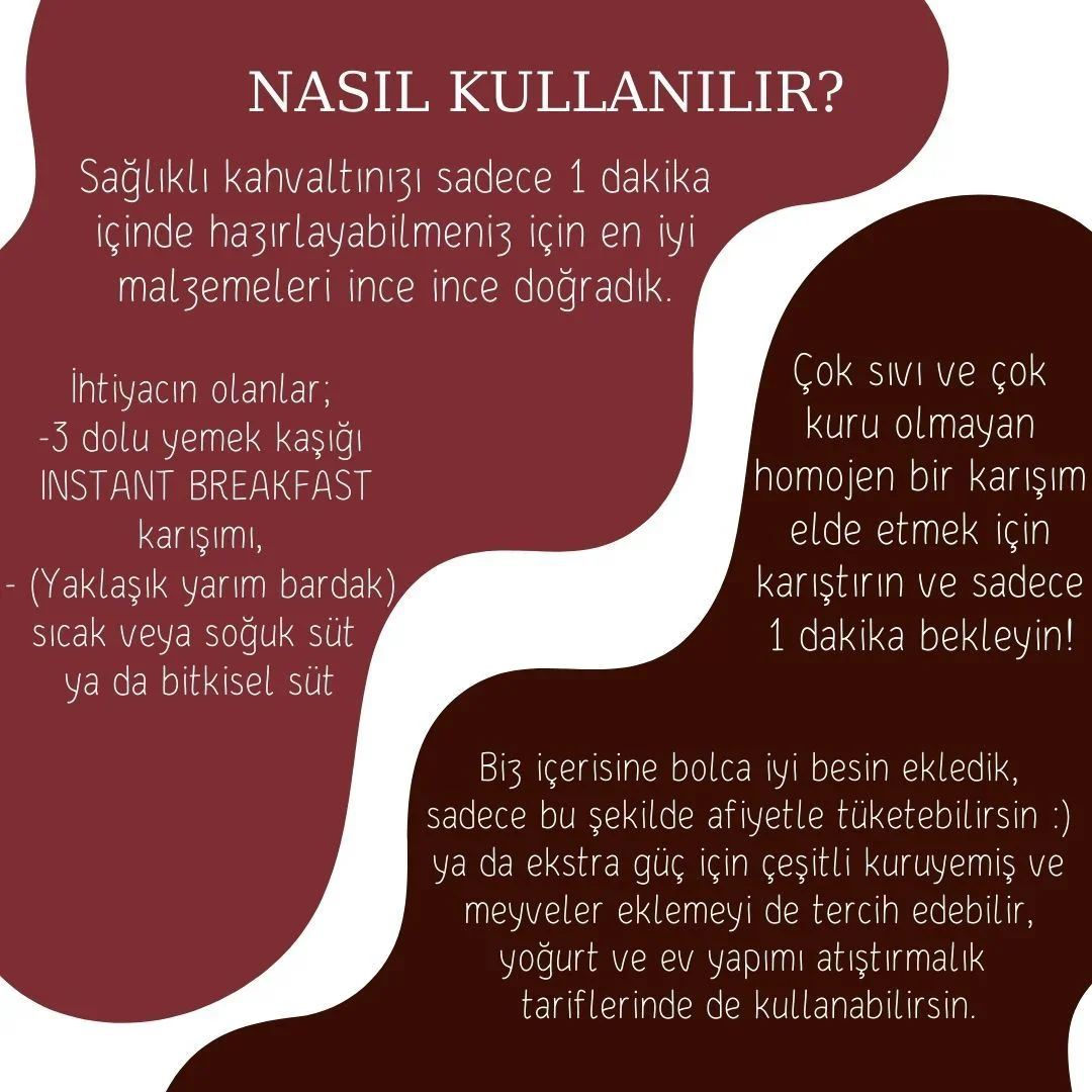 Kakaolu Hazır Kahvaltı Karışımı 250gr - Image 4