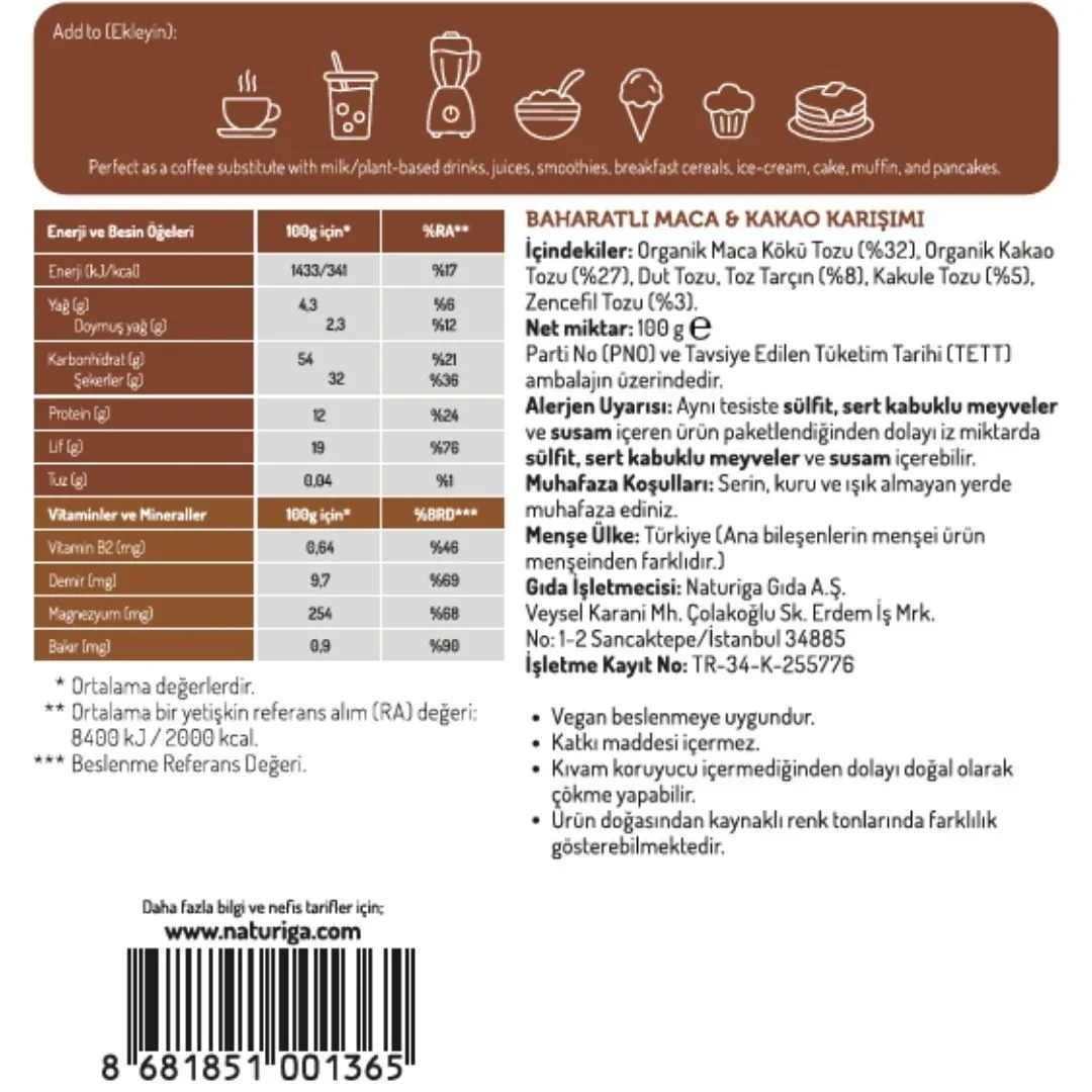 Macaccino (Maca & Kakao Karışımı) - Image 3