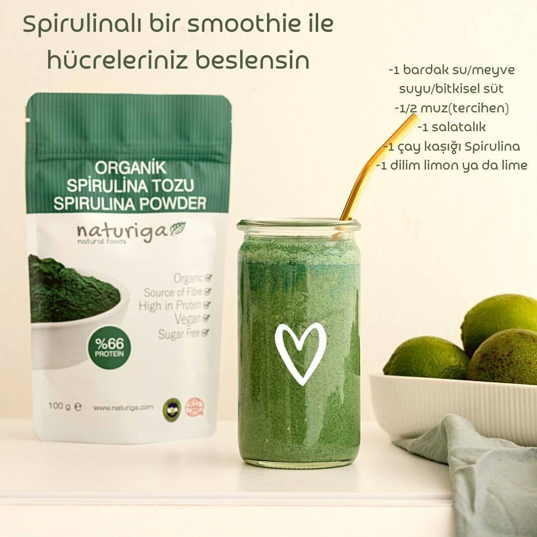 Organik Spirulina Tozu (100gr) - Image 4